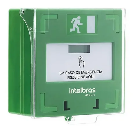 Botão Acionador Saida Emergência Rearmável As 2010 Intelbras