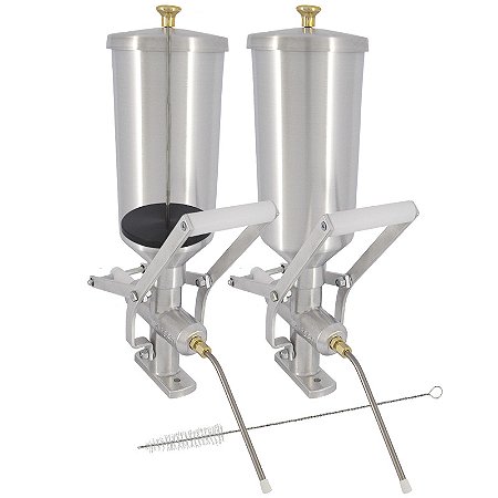 Kit 2 Doceira de Churros 2 Litros com Contrapeso (Recheadeira de Churros)