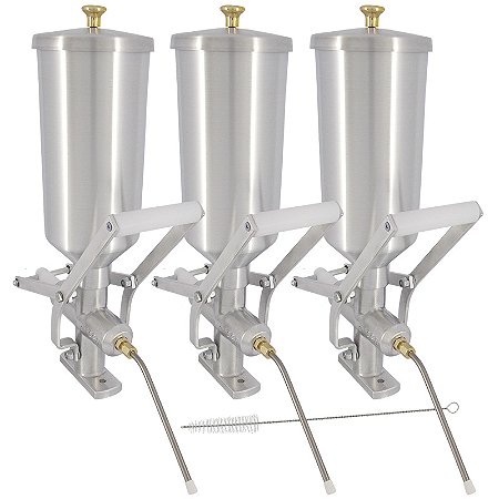 Kit 3 Doceira de Churros 2 Litros (Recheadeira de Churros)