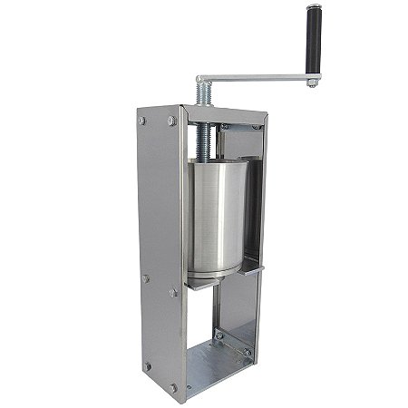 Masseira de Churros Inox Fuso Capacidade 1,5 Kg de Massa com 3 Estrelinhas