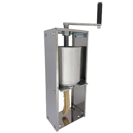 Masseira de Churros Inox Fuso Capacidade 1,5 Kg de Massa com 2 Estrelinhas