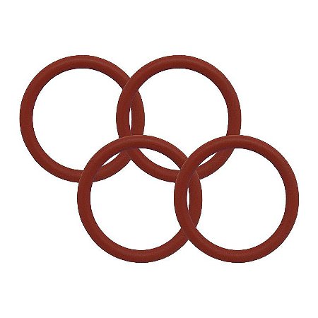 Anel de Silicone para Vedação Doceira de Churros e Recheador de Pão de Queijo - Pacote 4 Unidades