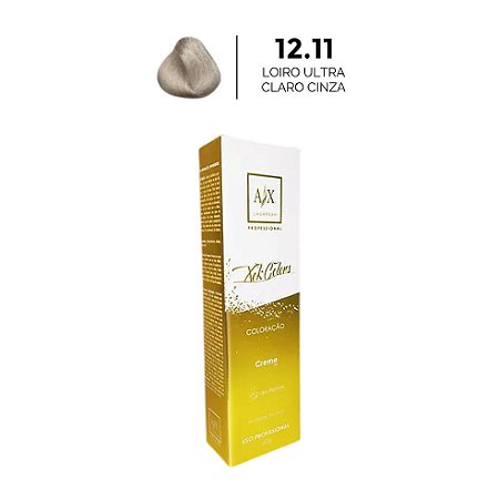 Coloração 12.11 Loiro Ultra Claro Cinza Intenso Lauarrah Professional
