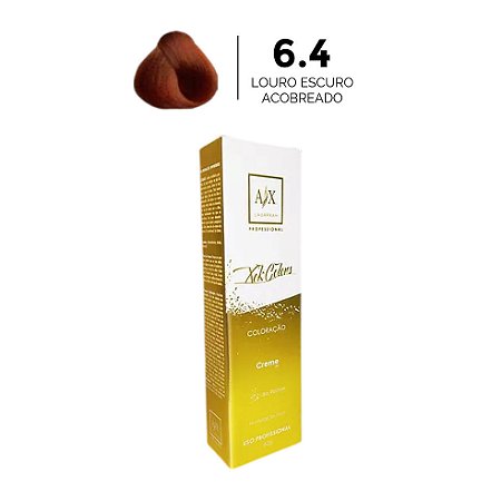 Coloração 6.4 Loiro Escuro Acobreado Lauarrah Professional
