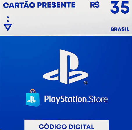 CARTÃO PSN R$ 35,00 PLAYSTATION NETWORK CARD (BR)