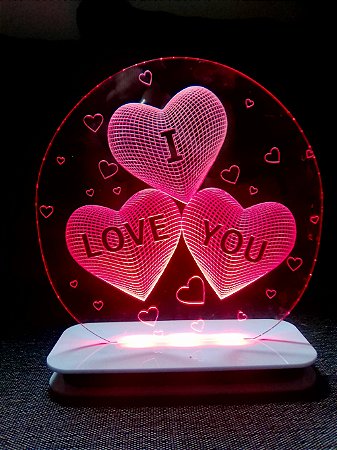 Luminária LED  personalizada - Oferta Limitada Abril-2024