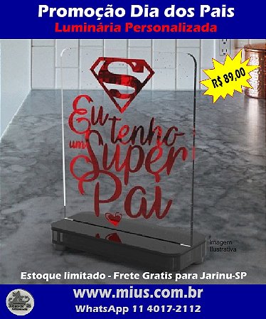 Luminária Promoção Dia dos Pais 2024