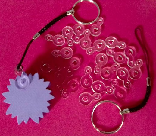 Adaptador para Chaveiros Biscuit - 1000 unidades ( 20 cartelas )