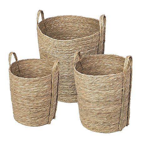 Conjunto 3 Cestos organizadores Kuta P/M/G
