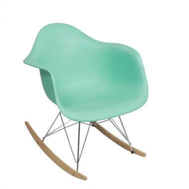 Cadeira  Charles Eames Balanço Verde Tiphany