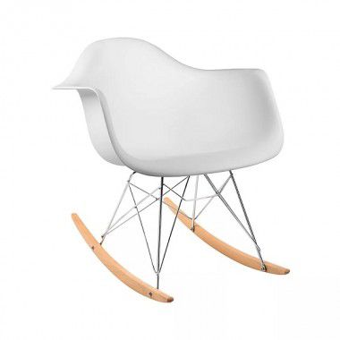 Cadeira  Charles Eames Balanço Branco