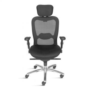 Cadeira Office New Ergon Tela Meash Preta