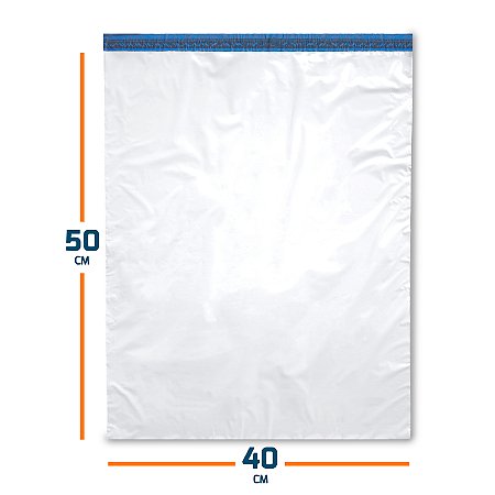 Envelope Plástico De Segurança Sem Bolha - 40X50