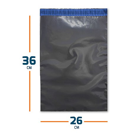 Envelope De Segurança Cinza Sem Bolha - 26X36