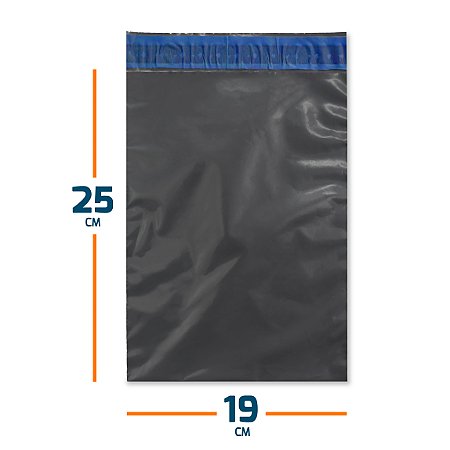 Envelope De Segurança Cinza Sem Bolha - 19X25