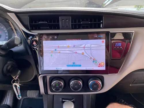 Multimídia Kronos 10" 64GB + 4GB RAM com chicote cambus RAV4