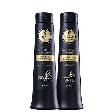 Kit Shampoo+Condicionador Haskell 500Ml Cavalo Forte