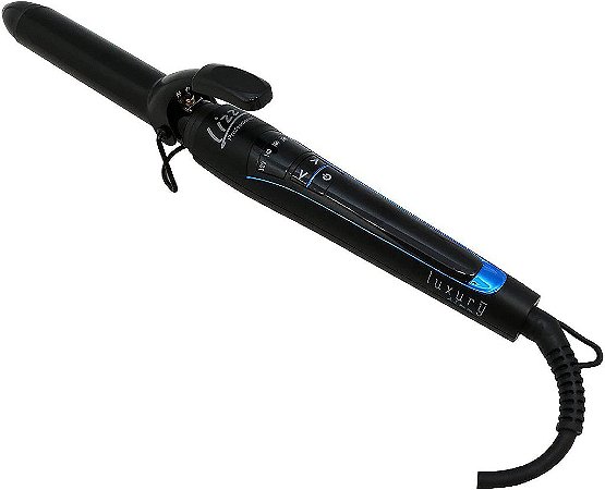 Modelador De Cabelo Luxury 25 Mm Preto, Lizz Professional, Bivolt