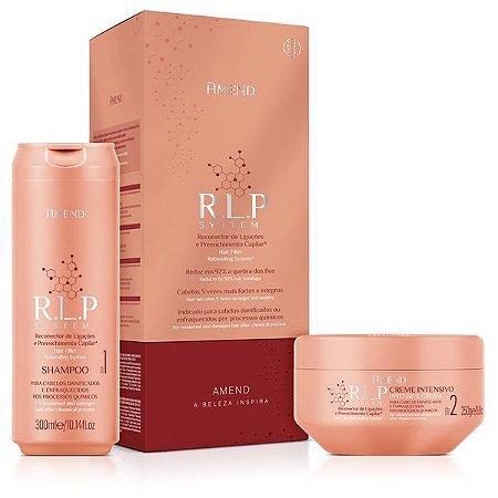 KIT SHAMPOO+MASCARA AMEND 550ML RLP SYSTEM