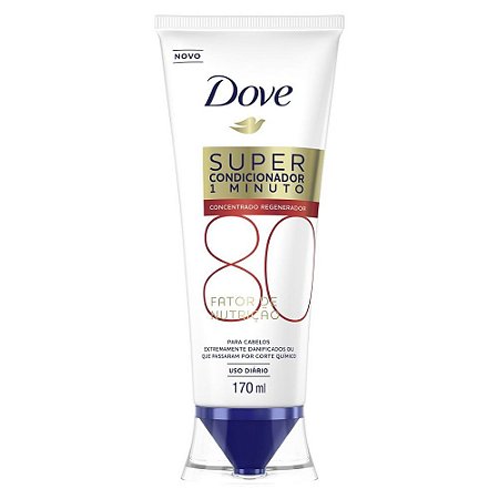CONDICIONADOR DOVE 170ML SUPER 1MINUTO FATOR NUTRIÇÃO 8