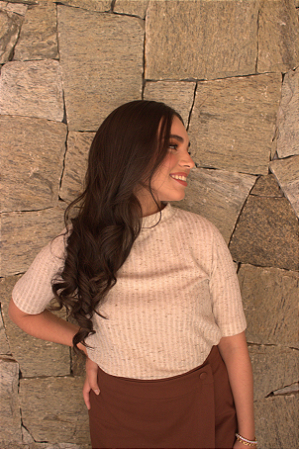 Blusa Canelada