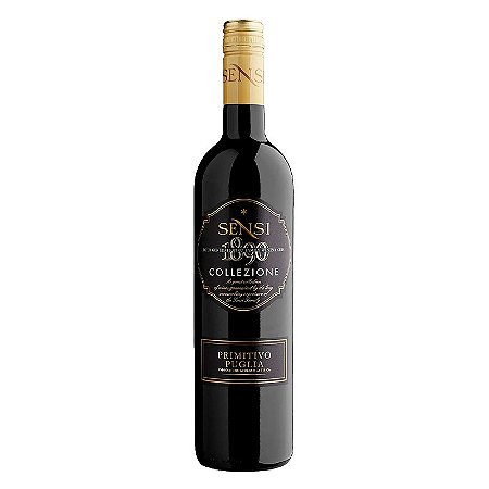 Vinho Italiano Tinto Sensi 1890 Collezione Primitivo Puglia 750ml