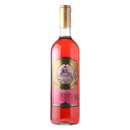Vinho Italiano Rosé Vulcanici Rosato Puglia 750ml
