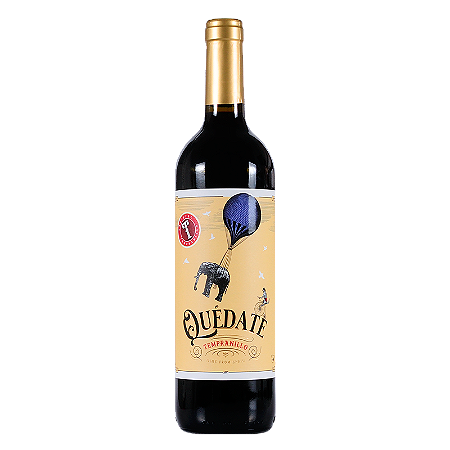Vinho Espanhol Tinto Quédate Tempranillo 750ml
