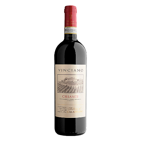 Vinho Italiano Tinto Vinciano Chianti DOCG Fattoria de Calappiano 750ml