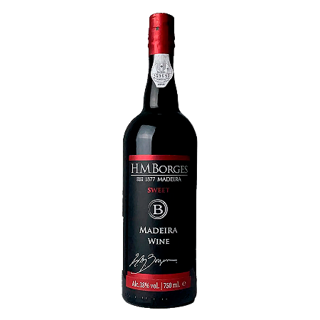 Vinho Português Tinto H.M.Borges Sweet 3 Anos Tinto Ilha da Madeira 750ml