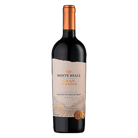 Vinho Nacional Tinto Monte Reale Gran Terroir Alicante Bouschet 750ml