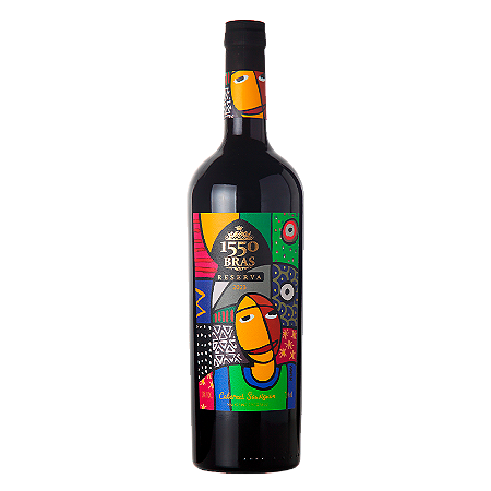 Vinho Nacional Tinto 1550 Bras Reserva Cabernet Sauvignon 750ml
