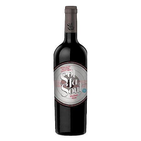 Vinho Argentino Tinto Sol Fa Soul Malbec 750ml