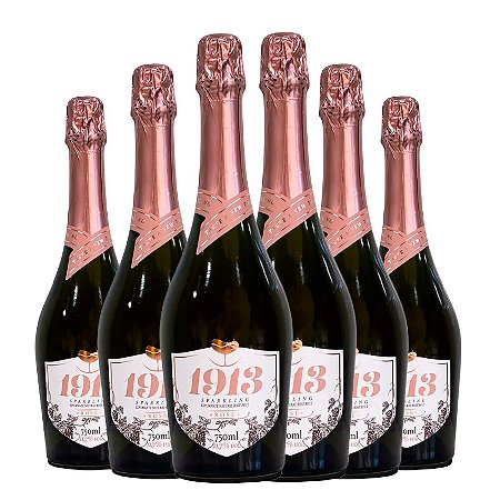 Espumante Nacional 1913 Sparkling Brut Rosé (Caixa com 6 Unidades)