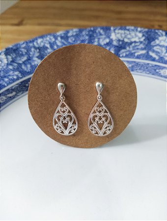 Brinco Médio - Prata 925