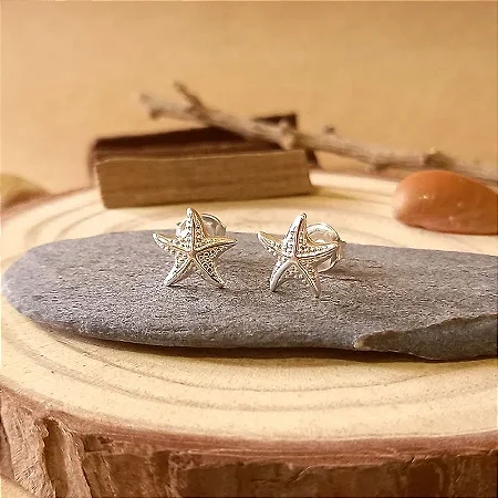 Brinco Prata 925 Estrela-do-Mar – Delicado e Charmoso