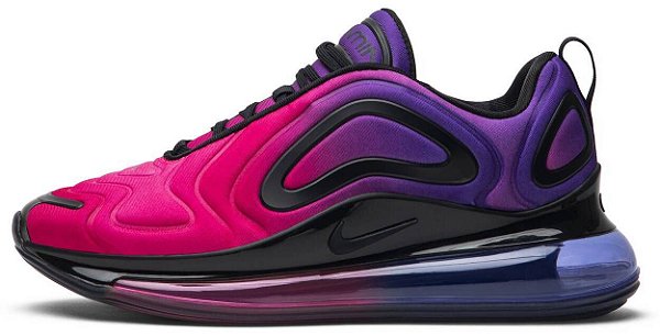 air max 720 sunset on feet