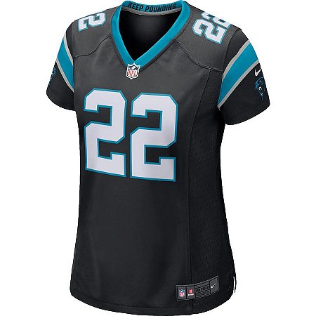 Camisa NFL Nike Carolina Panthers Feminina - Preto