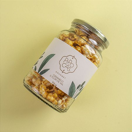 Pipoca Gourmet Caramelo Flor de Sal