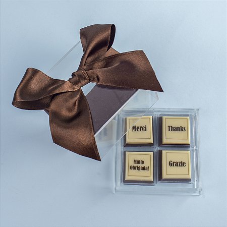 Caixa "Obrigado"