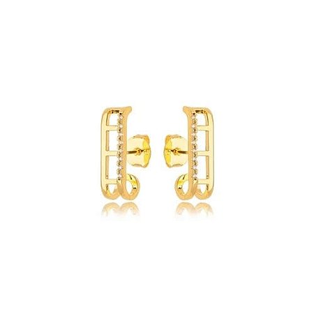 Brinco Ear Hook Vazado