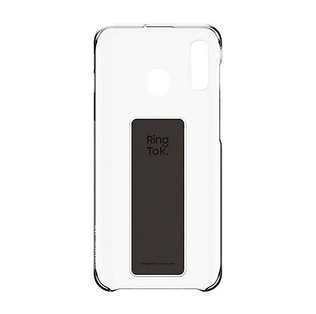 Capa Protetora Galaxy A30 Ring Tok Case - Transparente - Original Samsung