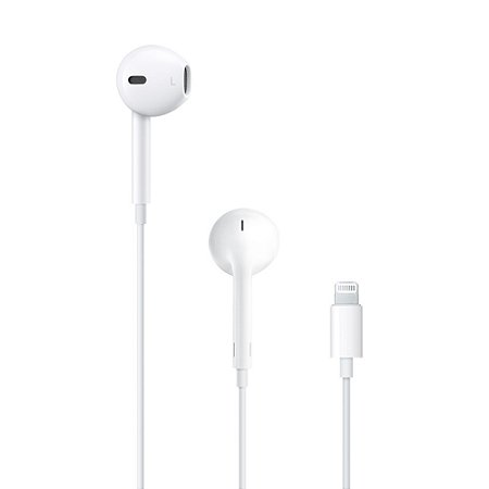 Fone de Ouvido EarPods com Conector Lightning Apple - Branco
