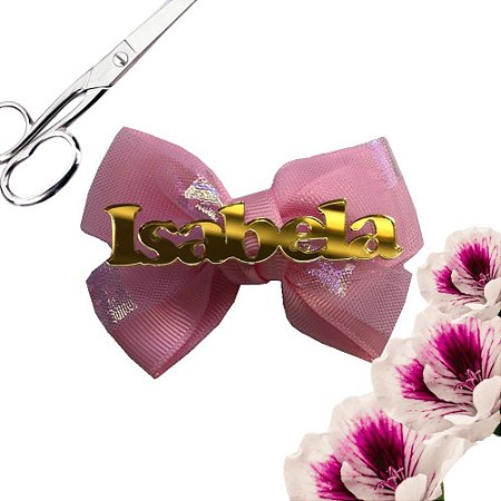 Kit 10 Un Nomes em Acrilico para Laços