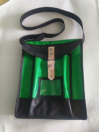 Bolsa em pvc para ferramentas com dois compartimento