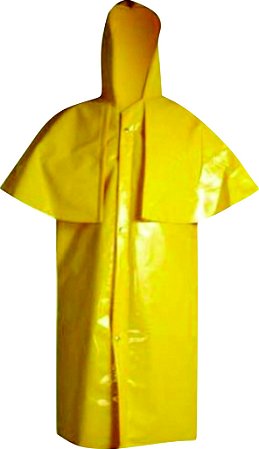 Capa de chuva tipo morcego