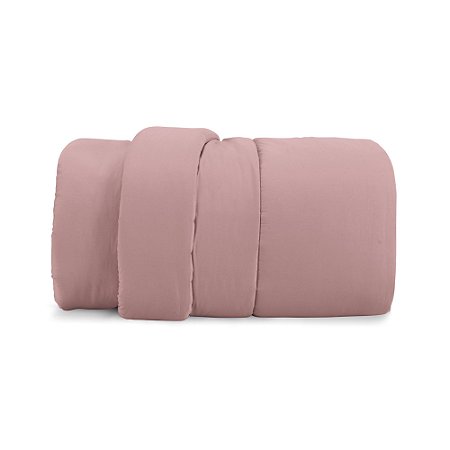 Edredom Karsten 180 Fios Liss  Rosa Solteiro