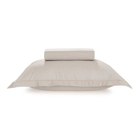 Jogo de Cama 2 Peças Karsten 180 Fios Royal Bege Solteiro