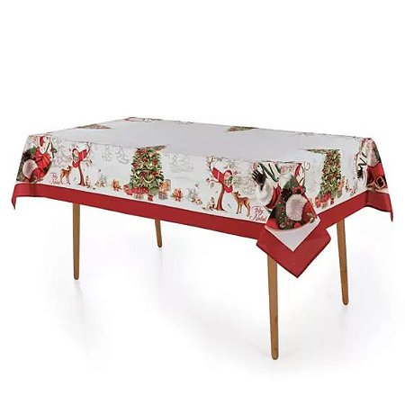 Toalha de Mesa Retangular Fábula do Noel  1,40x2,50m-Karsten