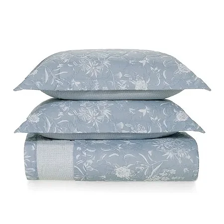 Colcha Casal com 2 Porta Travesseiros 160 Fios Enara-Karsten